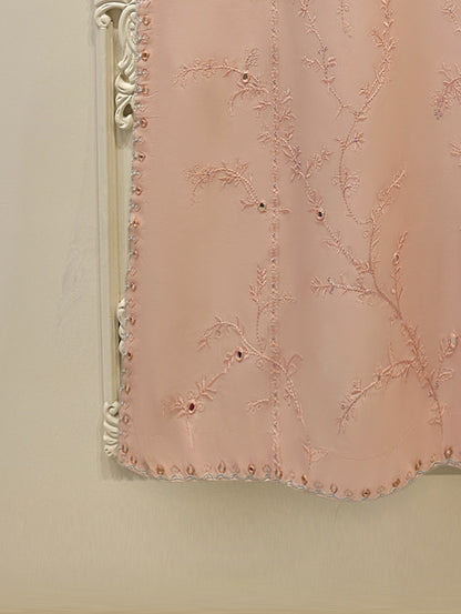 2 Piece - Embroidered Cambric Suit