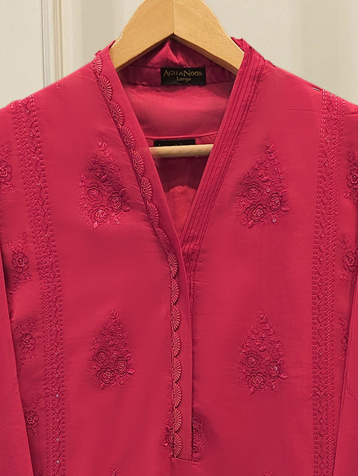 Embroidered Cambric Shirt