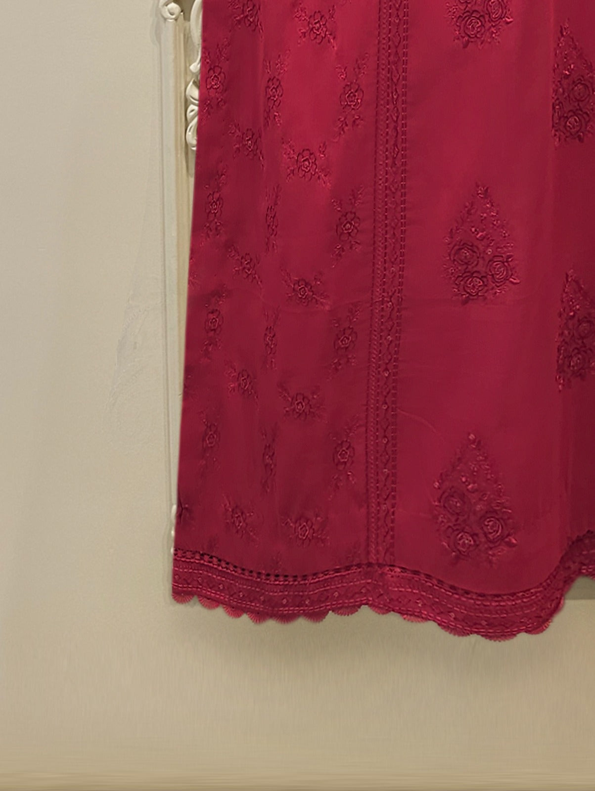 Embroidered Cambric Shirt
