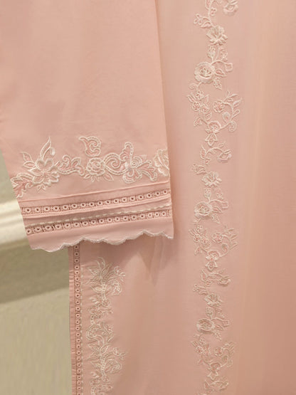 2 Piece - Embroidered Cambric Suit S115015