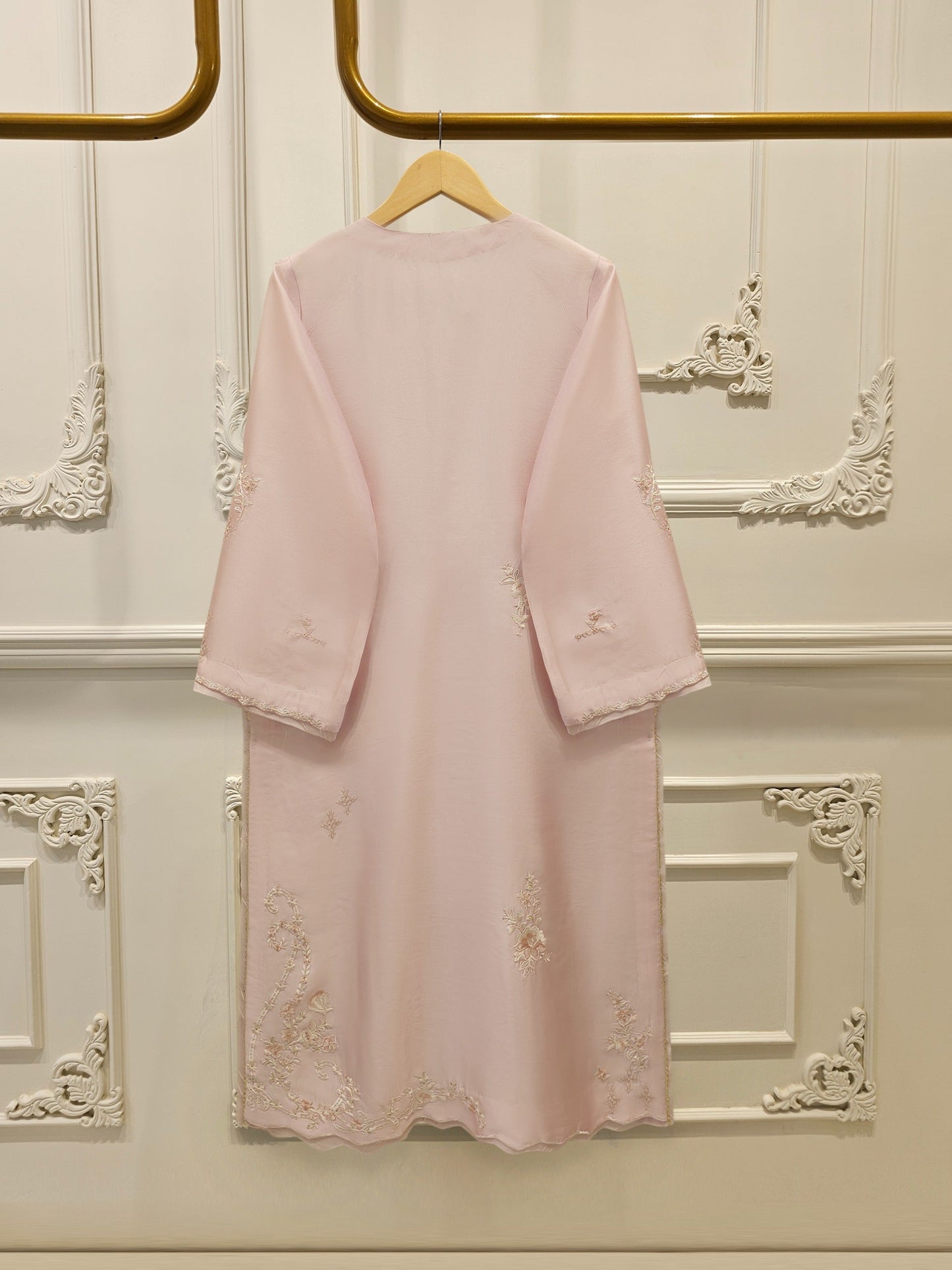 3 Piece- Pure Shisha Silk Embroidered Suit S115042