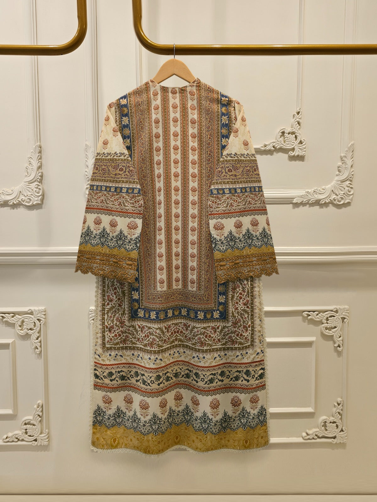 2 Piece -Digital Printed Cambric Suit S115088