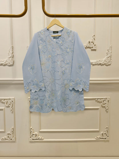 2 Piece - Embroidered Cambric Suit S115106