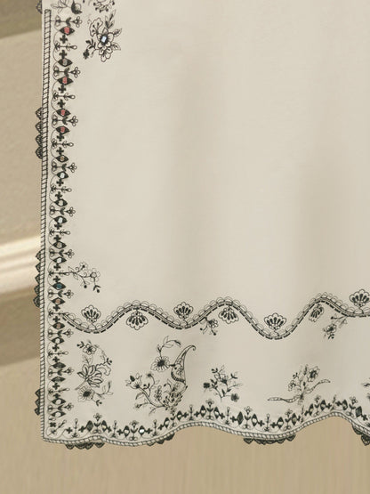 AGHA NOOR 2 Piece - Embroidered Cambric Suit
