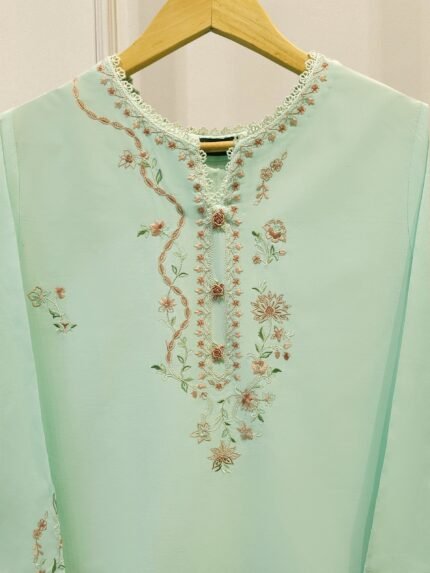AghaNoor Embroidered Cambric | 2 Piece